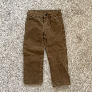 Three 3T brown corduroys.